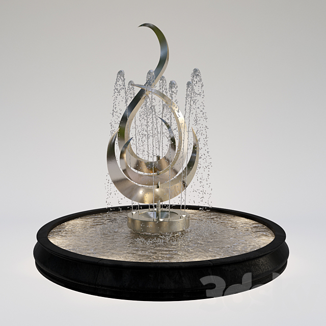 Fountain 11 3DS Max Model - thumbnail 2