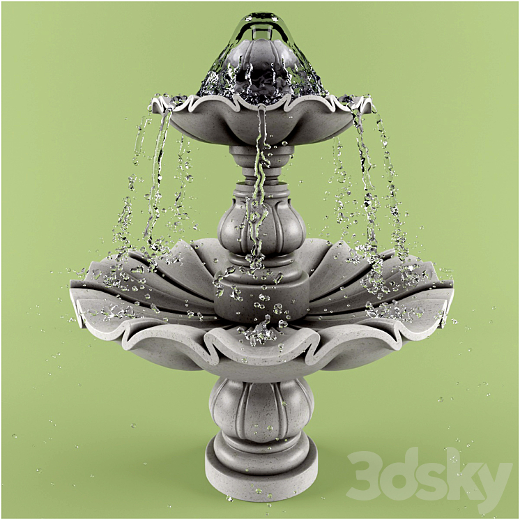 Fountain 3DS Max - thumbnail 1