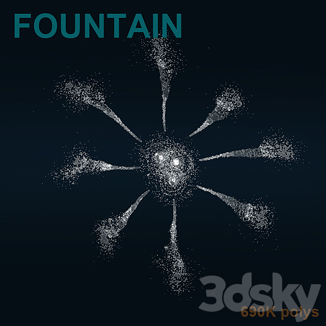 Fountain 3DS Max Model - thumbnail 3