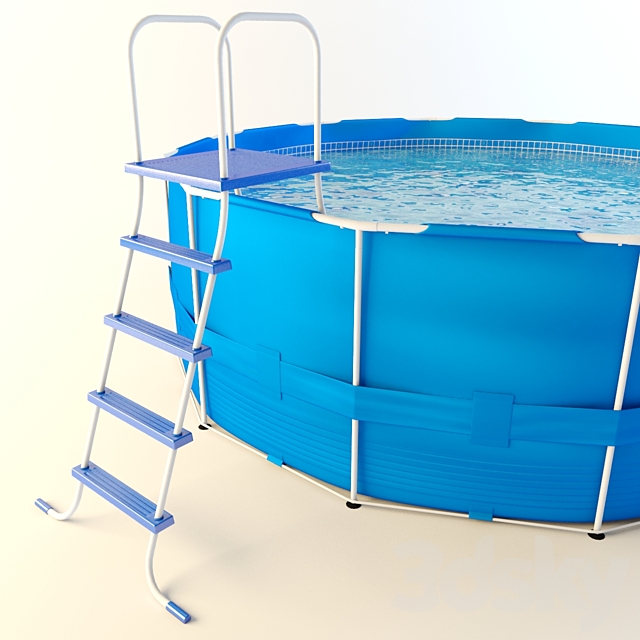 Frame pool Intex 322 cm 3DS Max Model - thumbnail 3