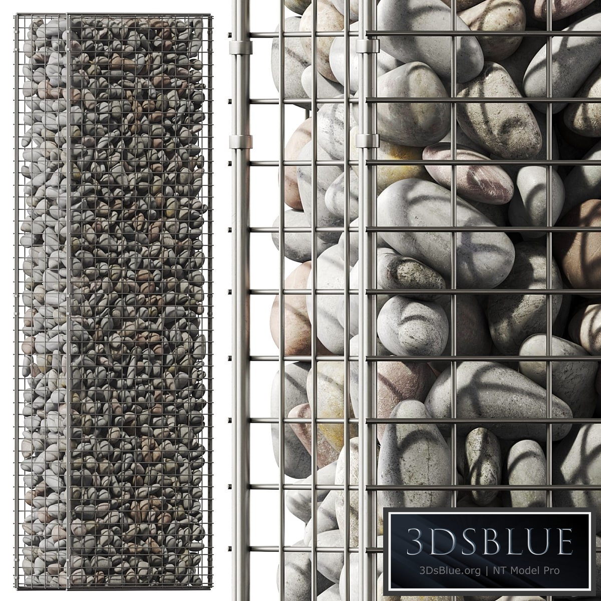 Gabion decor n7 3DS Max - thumbnail 3