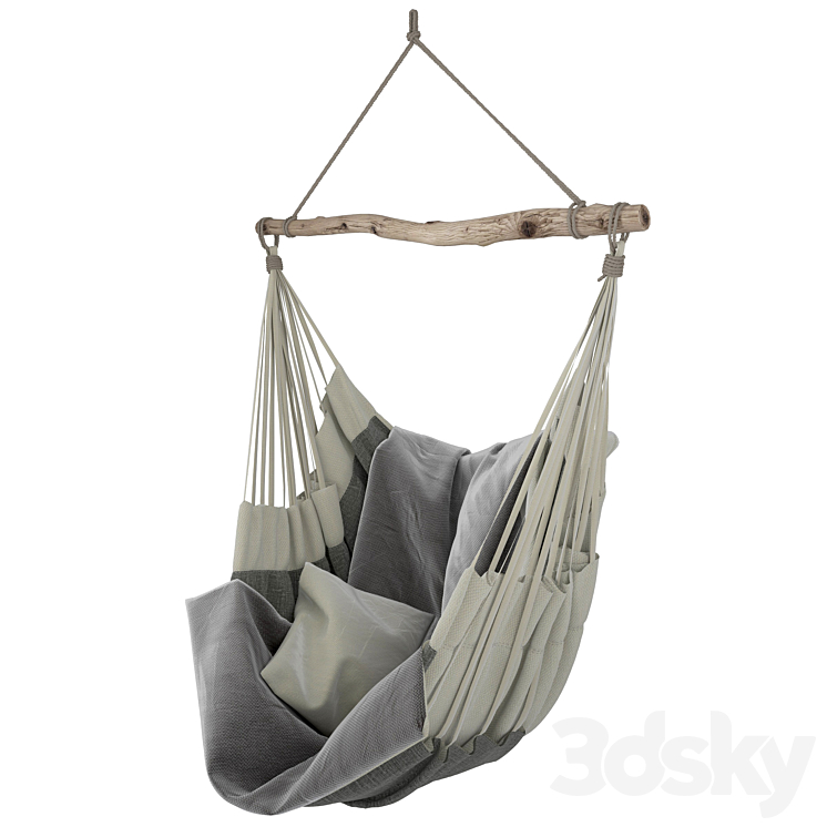 Garden swing-bean bag chair 3DS Max - thumbnail 1