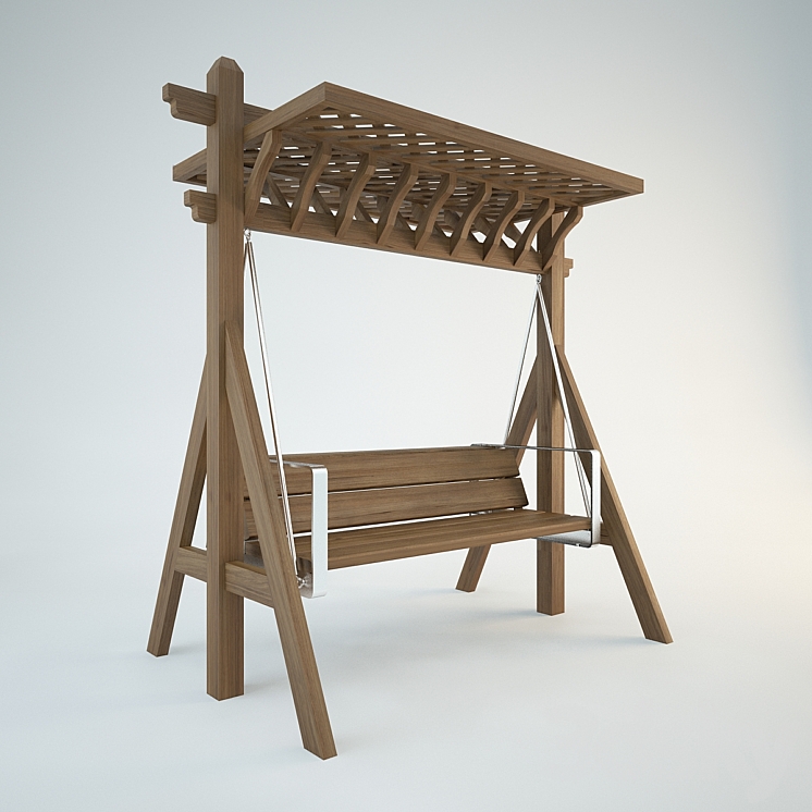 Garden swings 3DS Max - thumbnail 1