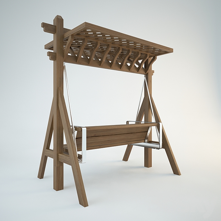 Garden swings 3DS Max - thumbnail 2