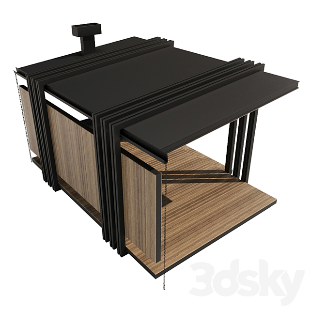 Gazebo 1 3DS Max Model - thumbnail 3