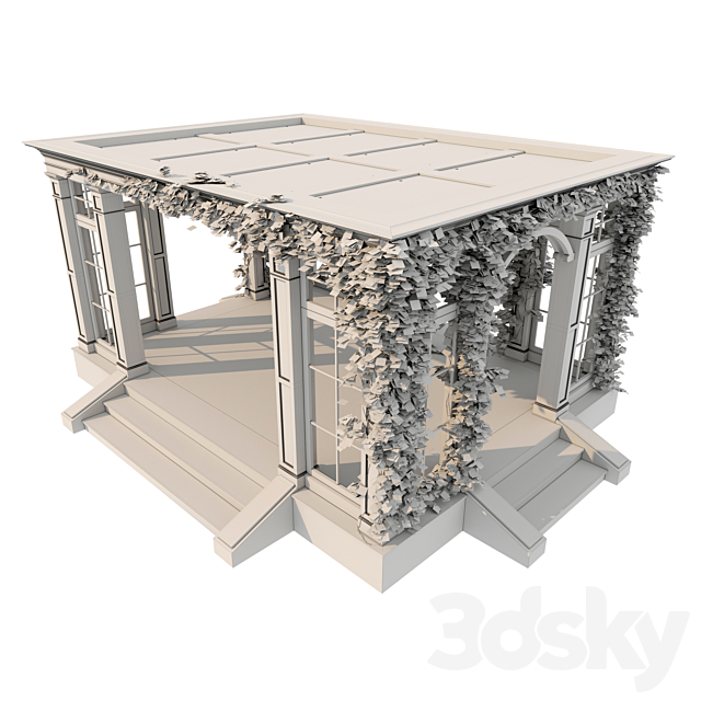 Gazebo 3DS Max Model - thumbnail 5