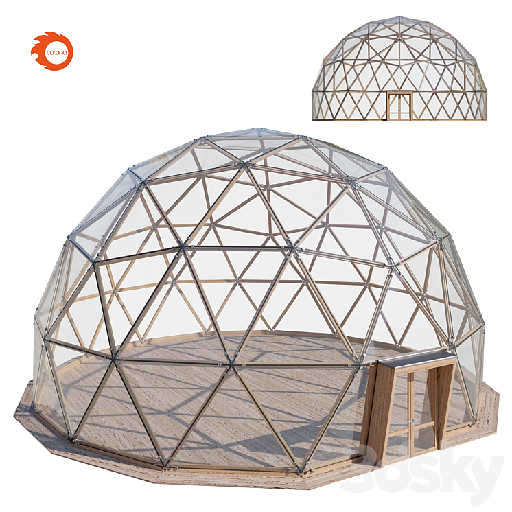 Geodome 3DS Max - thumbnail 1