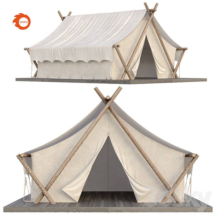 Glamping Habitat 3DS Max - thumbnail 1