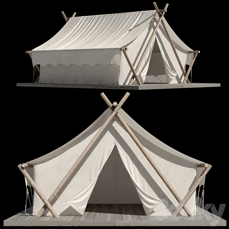 Glamping Habitat 3DS Max - thumbnail 2