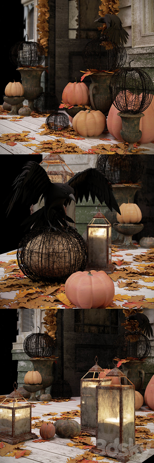 Halloween_set 3DS Max Model - thumbnail 2