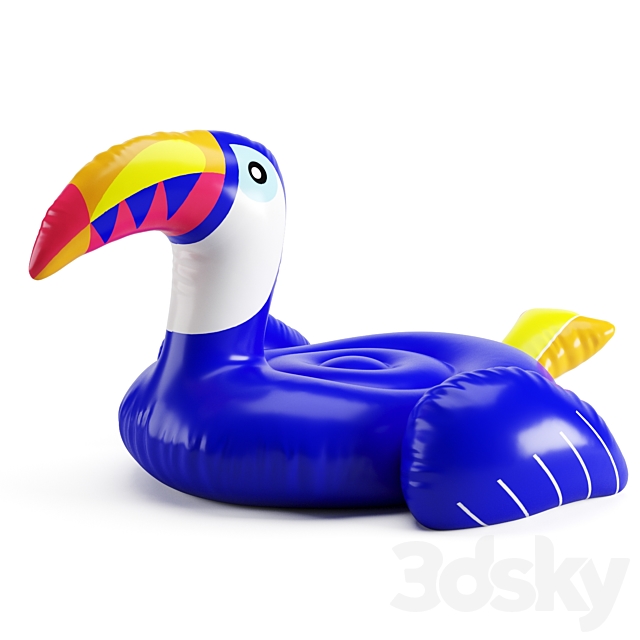 Inflatable swimming circles-birds 3DS Max Model - thumbnail 2