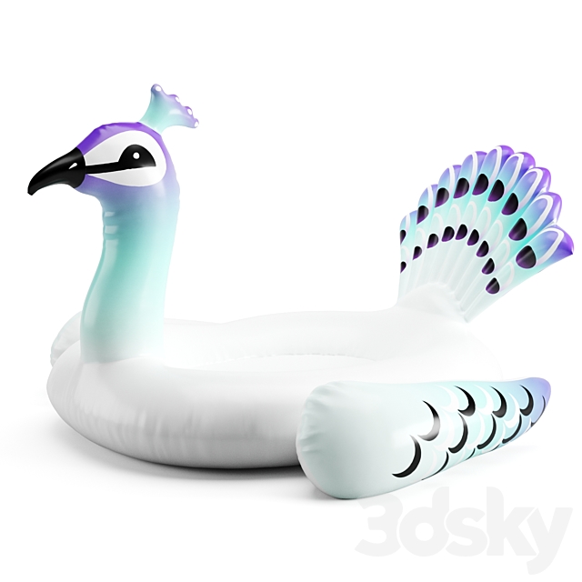 Inflatable swimming circles-birds 3DS Max Model - thumbnail 3