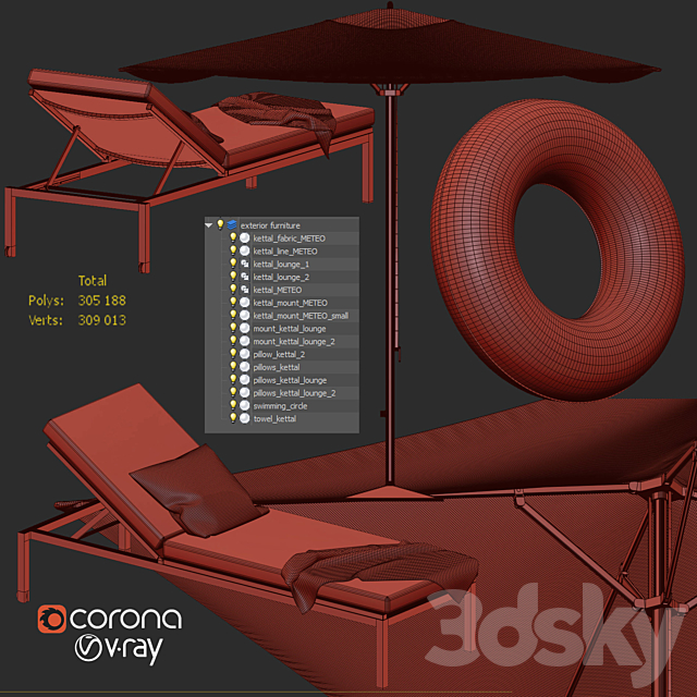 KETTAL LANDSCAPE METEO 3DS Max Model - thumbnail 3