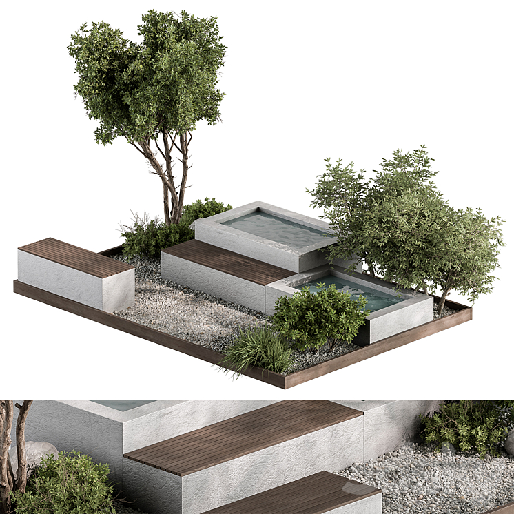 Landscape Furniture Backyard 82 3DS Max - thumbnail 2