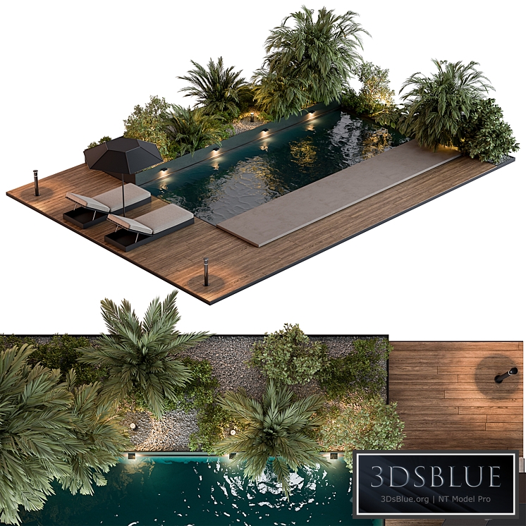 Landscape Furniture with Pool 69 3DS Max - thumbnail 3