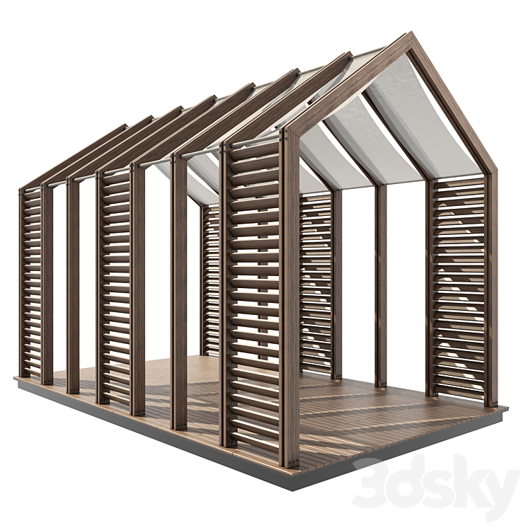 Pergola 14 3DS Max - thumbnail 1