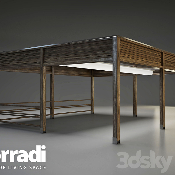 Pergola Corradi 3DS Max - thumbnail 2