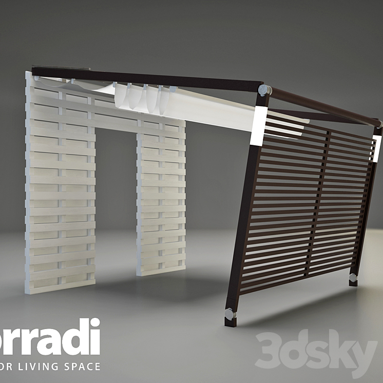 Pergola Corradi Move 3DS Max - thumbnail 1