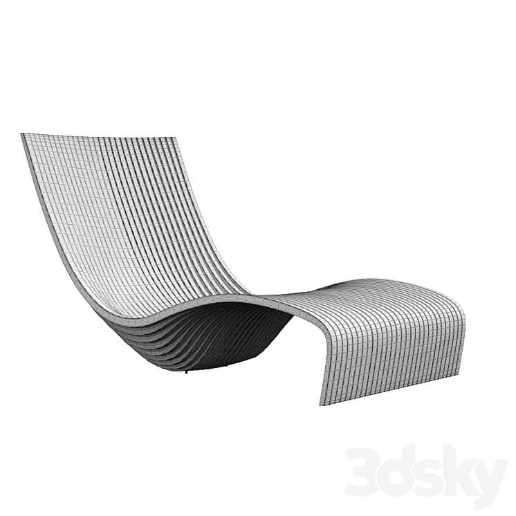 Piegatto Lolo Chair 3DS Max - thumbnail 2