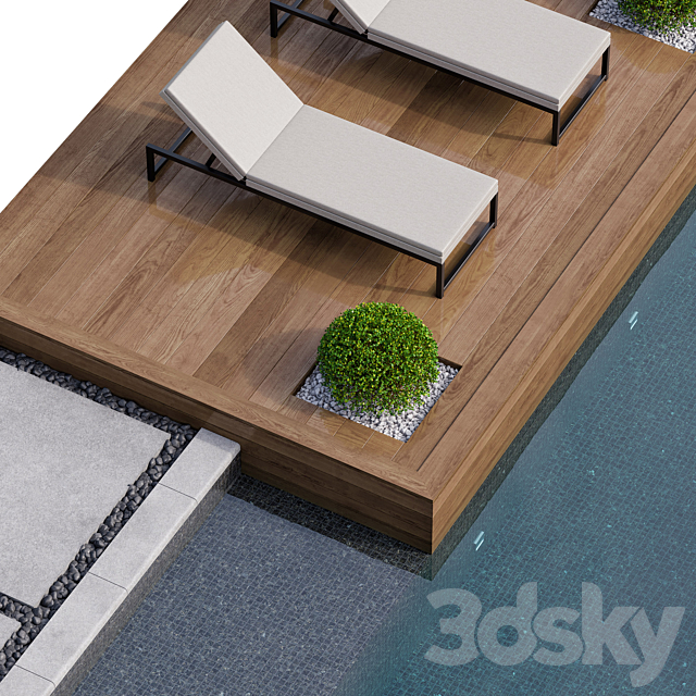 Pool 05 3DS Max Model - thumbnail 3