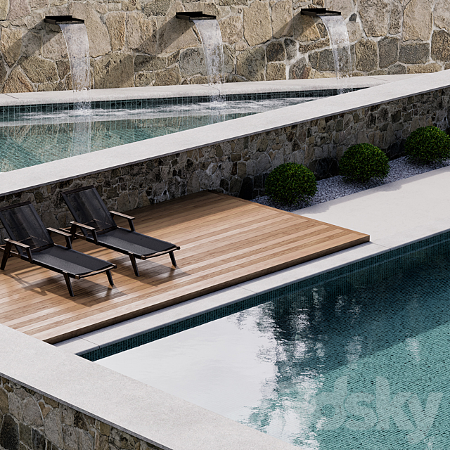 Pool 08 3DS Max Model - thumbnail 3