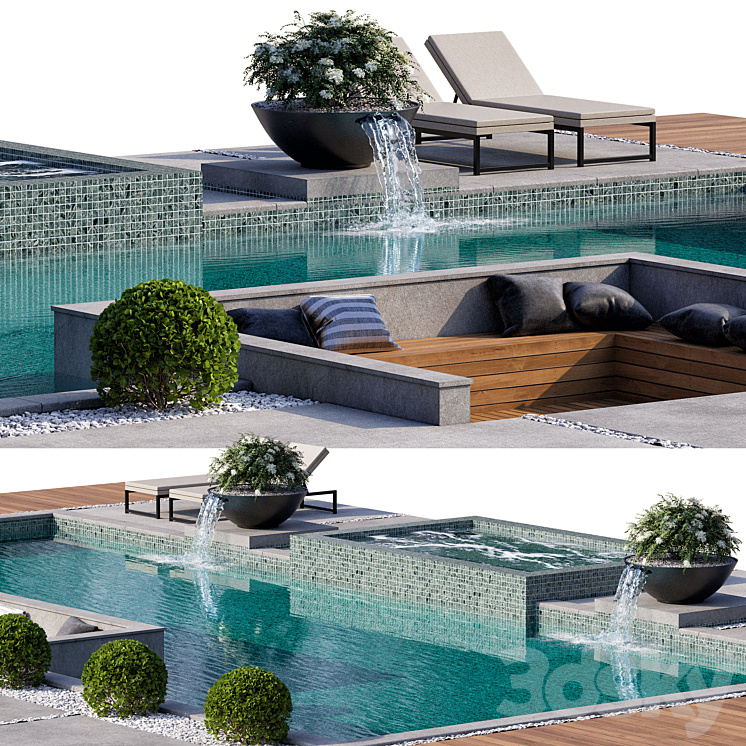 Pool 22 3DS Max - thumbnail 2