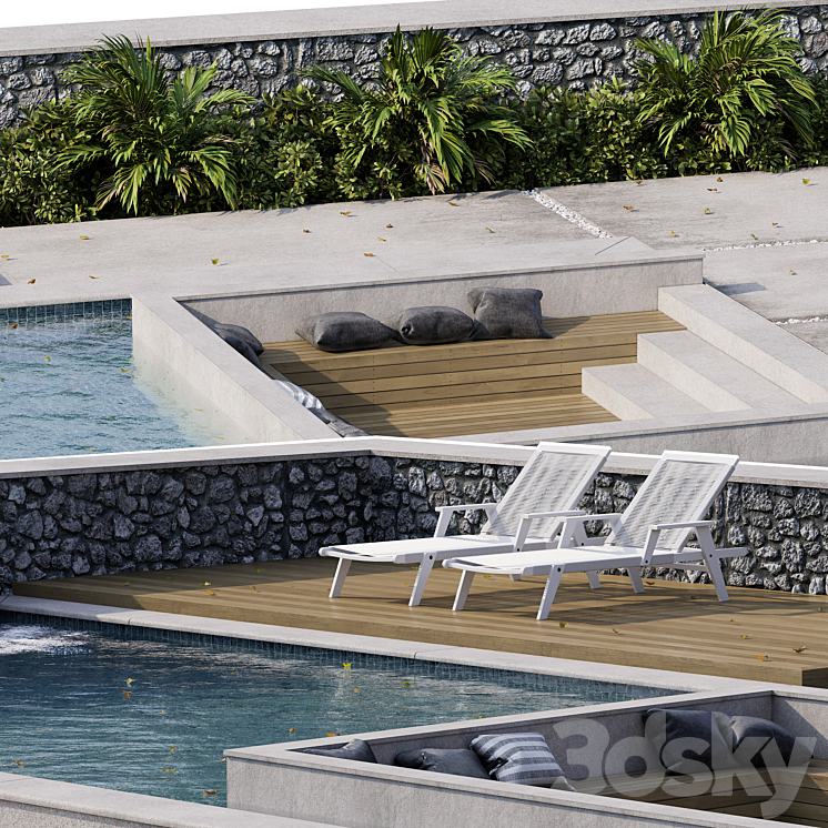 Pool 23 3DS Max - thumbnail 2