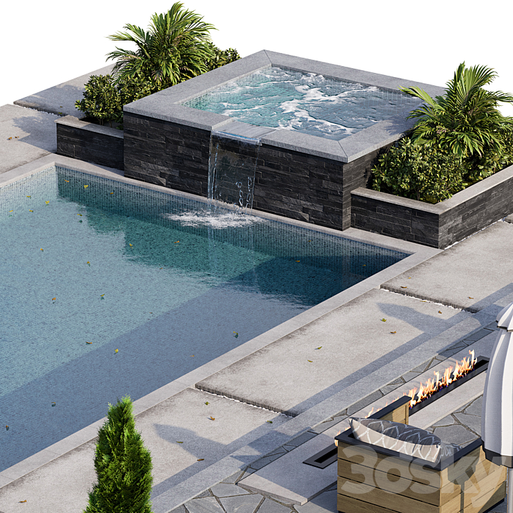 Pool 24 3DS Max - thumbnail 2