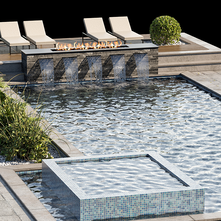 Pool 35 3DS Max - thumbnail 2