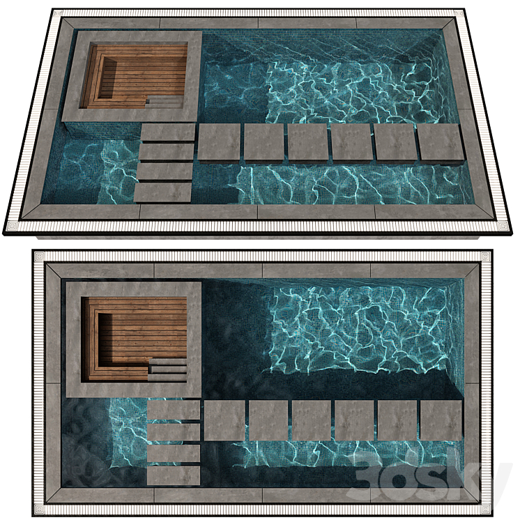 POOL NO72 3DS Max - thumbnail 1