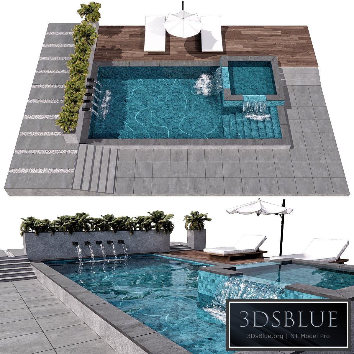 POOL NO83 3DS Max - thumbnail 3