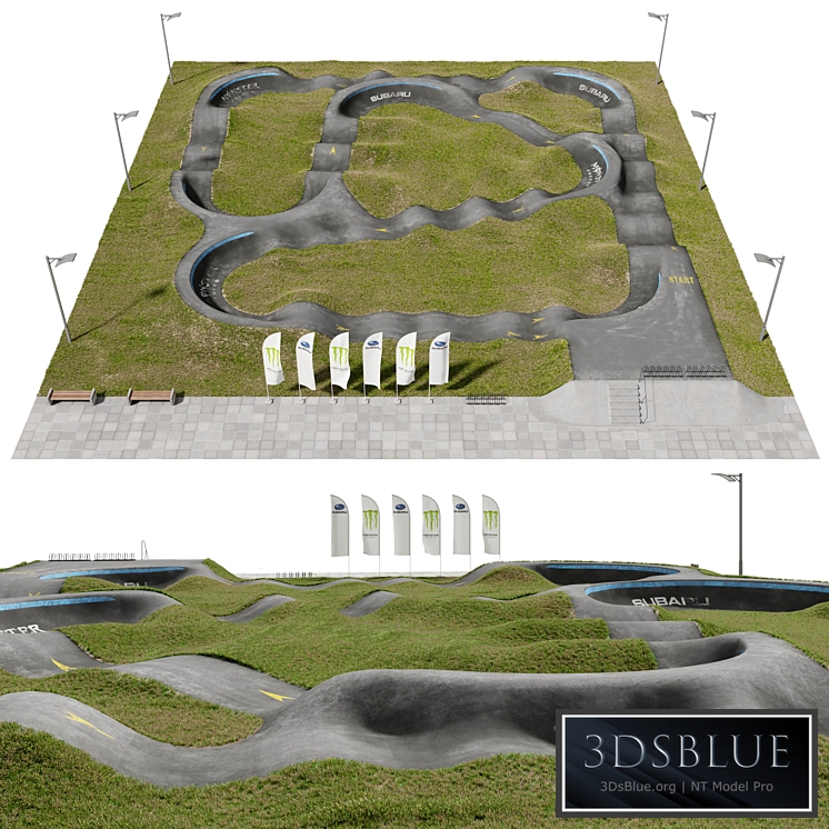 Pump track 3DS Max - thumbnail 3