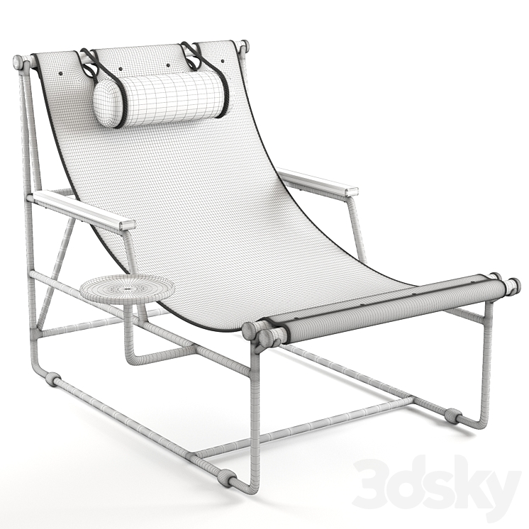 Sling chair 3DS Max - thumbnail 2