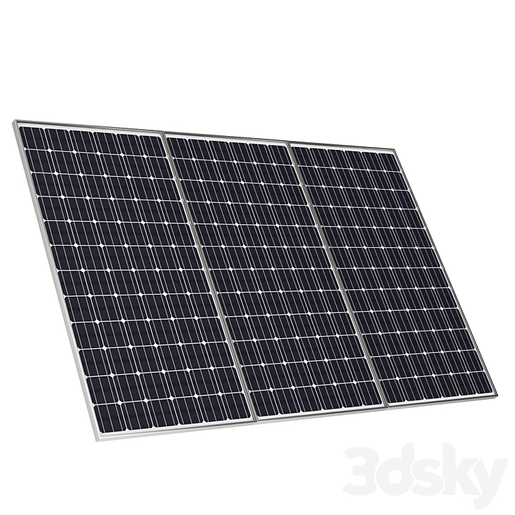 Solar Panel 3DS Max - thumbnail 2