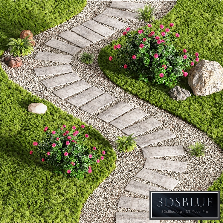 Stepping Stone Designs Decorative Floor Grass 02 3DS Max - thumbnail 3