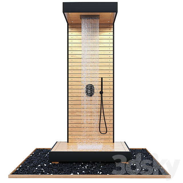 Supra Outdoor Shower 3DS Max Model - thumbnail 2