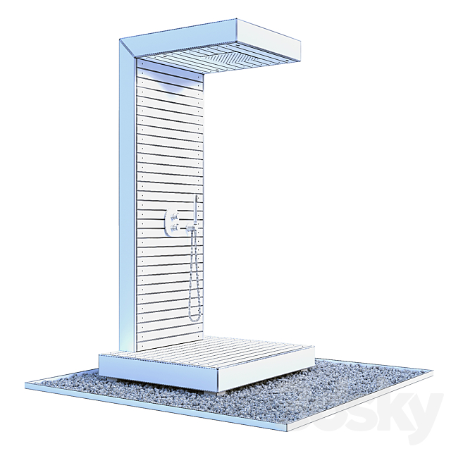 Supra Outdoor Shower 3DS Max Model - thumbnail 6