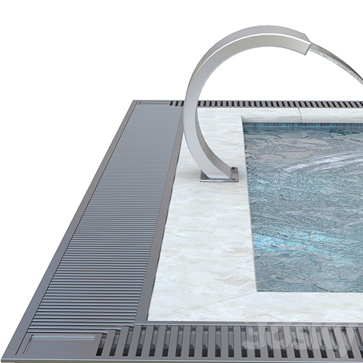 Swimming pool 002 3DS Max - thumbnail 2