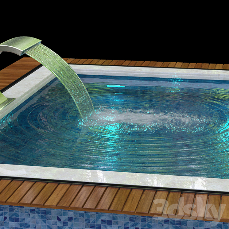 Swimming pool 006 3DS Max - thumbnail 2