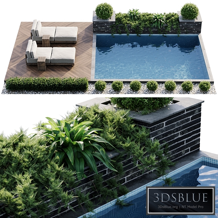 Swimming pool 3DS Max - thumbnail 3