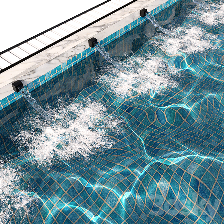 SWIMMING POOL NO59 3DS Max - thumbnail 2