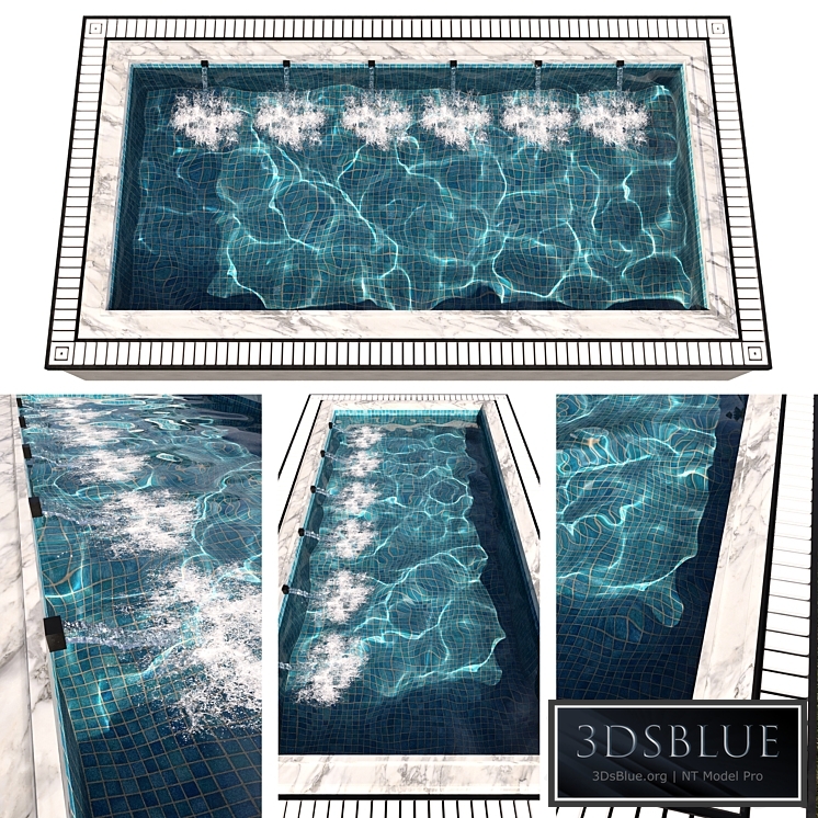 SWIMMING POOL NO59 3DS Max - thumbnail 3