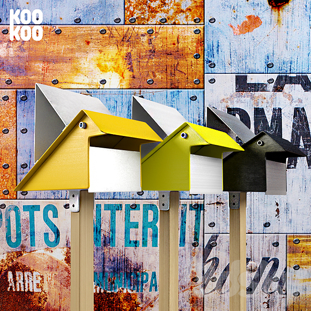 The Koo Koo Mailbox by Playso 3DS Max Model - thumbnail 3