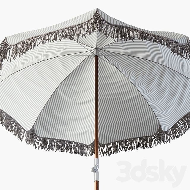 The Premium Beach Umbrella 3DS Max Model - thumbnail 2