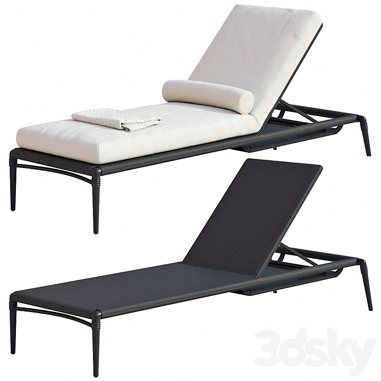 Unopiu Sunlounger Experience 3DS Max - thumbnail 1