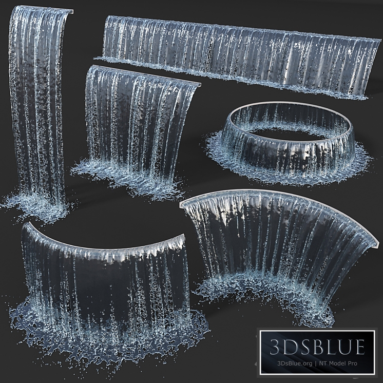 Water Collection 5 3DS Max - thumbnail 3