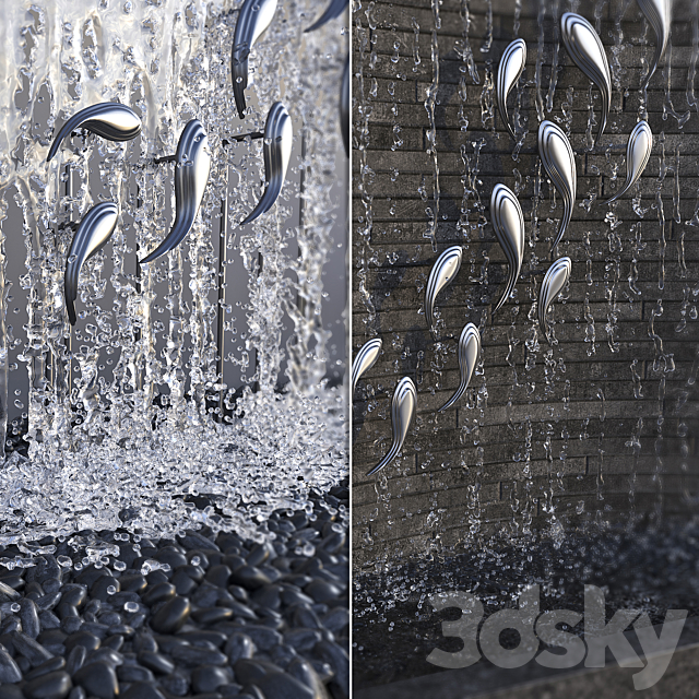 Water Collection 8 3DS Max Model - thumbnail 5