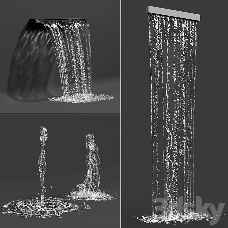 Water_Collection_1 3DS Max - thumbnail 1
