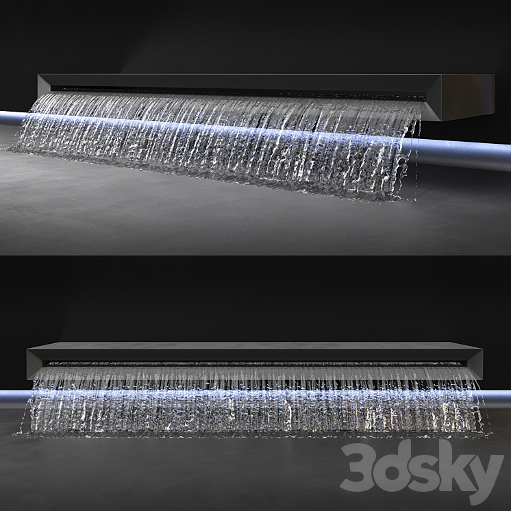 Waterfall 3DS Max - thumbnail 1