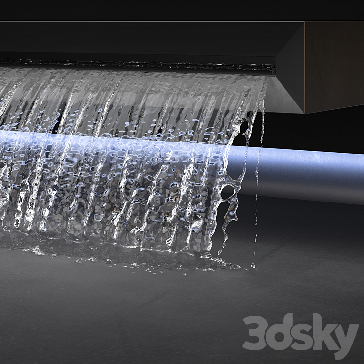 Waterfall 3DS Max - thumbnail 2